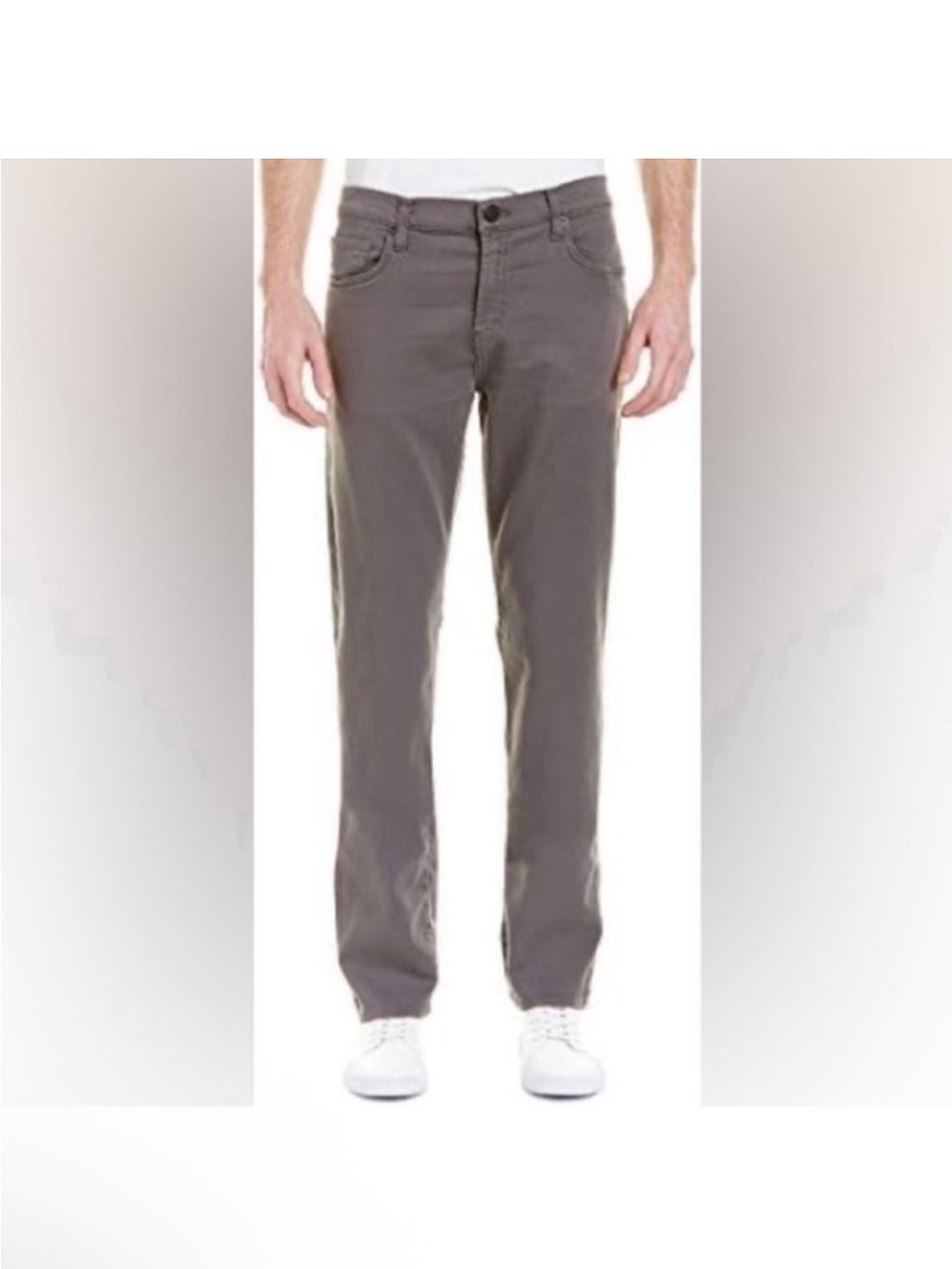 J Brand Kane Keckley Frigate Pants in Lux French Terry Sz 36 Gray